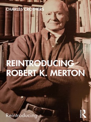 cover image of Reintroducing Robert K. Merton